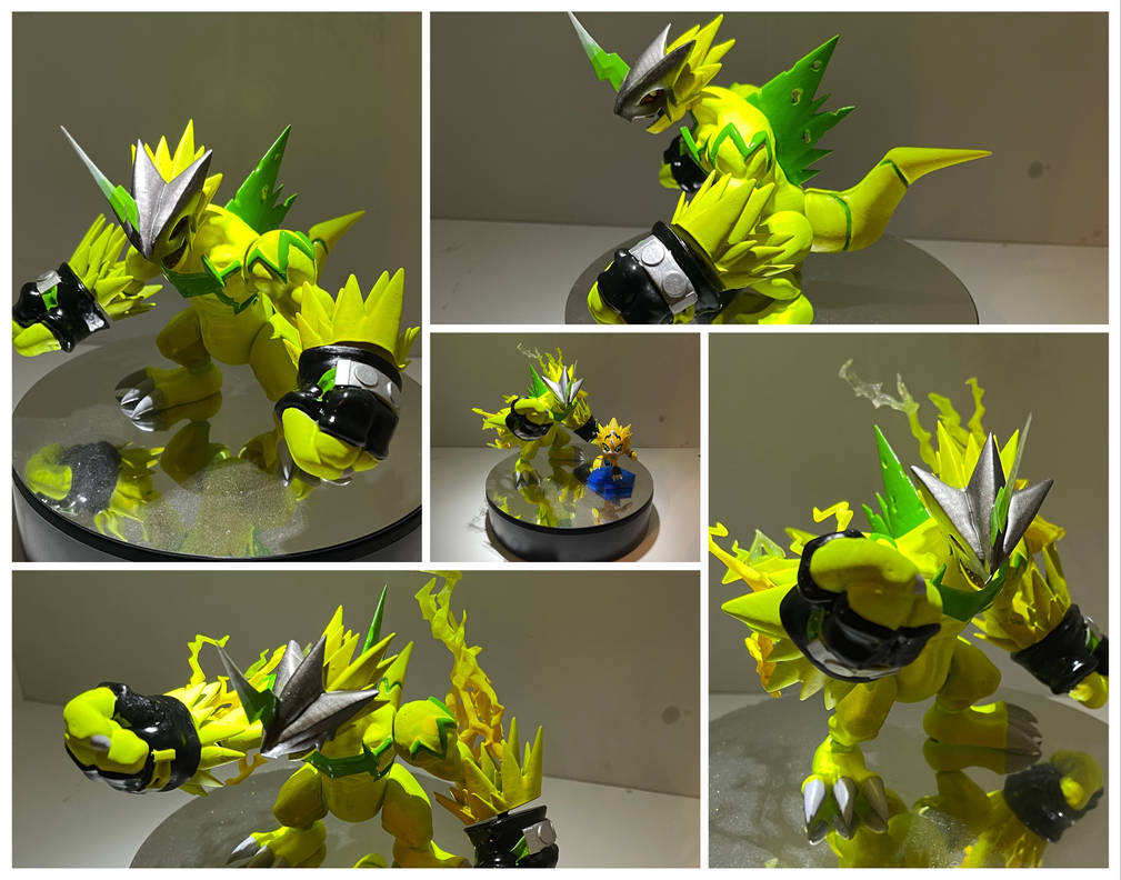 Bulkmon 3D printed figure Completed by neoarchangemon on DeviantArt