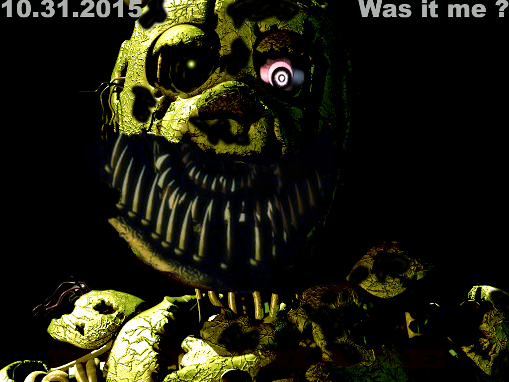 Fnaf 4 Nightmare Springtrap (REMAKE) by StupidFaceAaron on DeviantArt