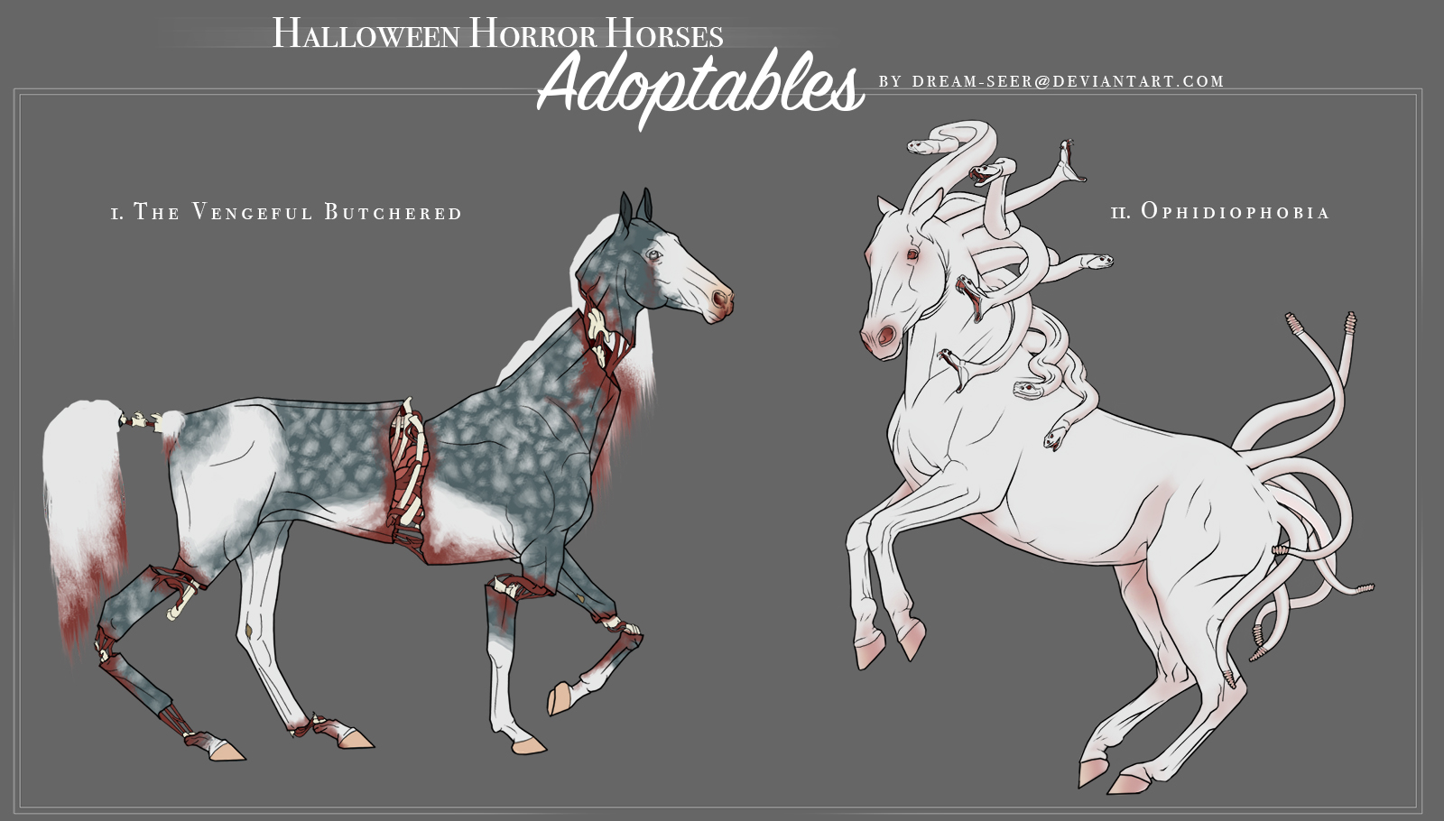 Halloween Adoptables Auction! (CLOSED)