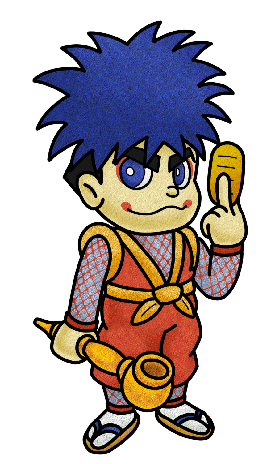 Smash Remix - Goemon by sopebockz on DeviantArt