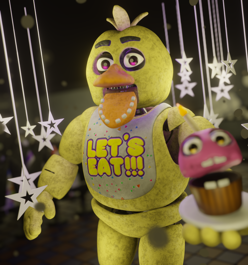 New Model Of Withered Chica by e74444444444 on DeviantArt