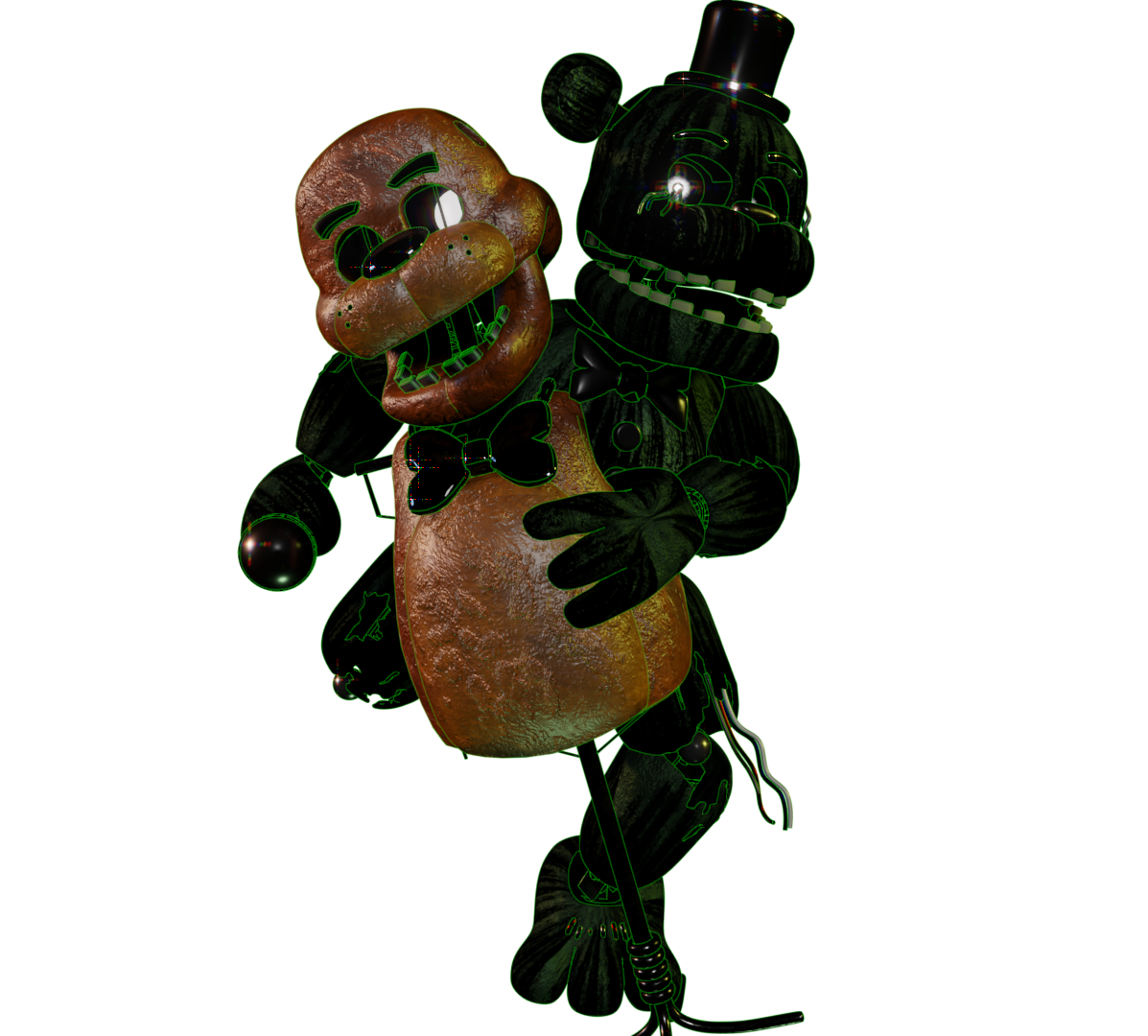 Nightmare Phamtom Freddy in FNaF 3! by RealZBonnieXD on DeviantArt