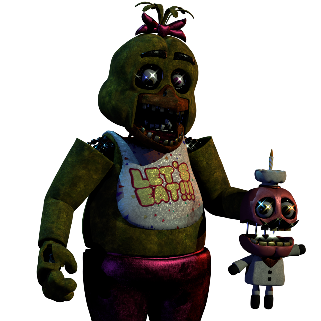 Toy Chica Png - Scary Chica Five Nights At Freddy's, Transparent