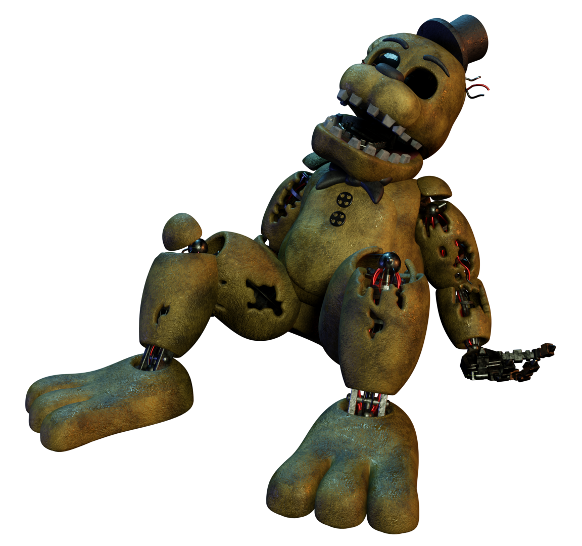 FNaF2/SFM) Withered Freddy by Zoinkeesuwu on DeviantArt