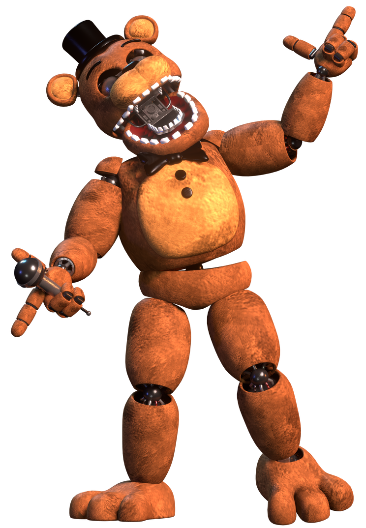 Stylized Unwithered Freddy by e74444444444 on DeviantArt