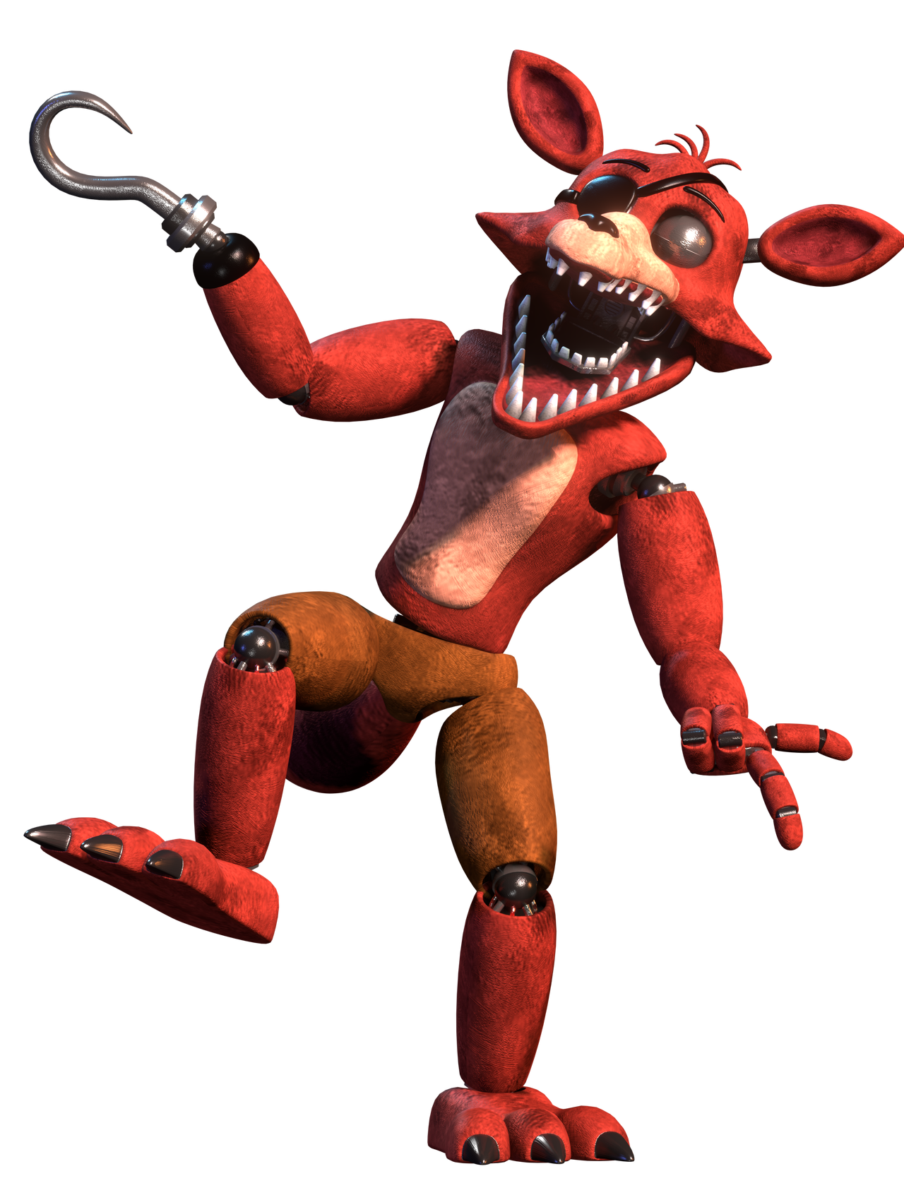Stylized Unwithered Foxy by e74444444444 on DeviantArt