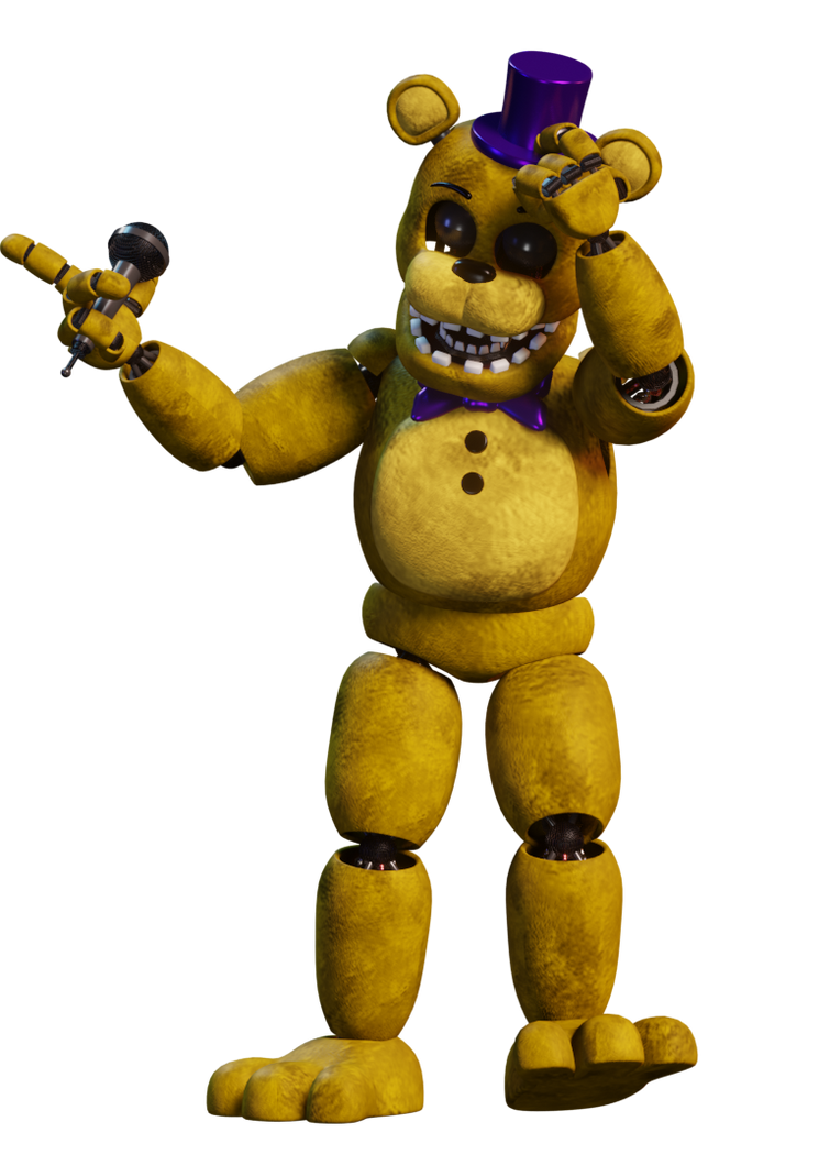 Stylized Unwithered Golde Freddy by e74444444444 on DeviantArt