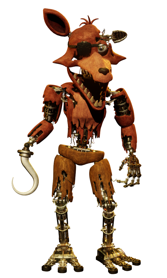 FNAF 2 Withered Foxy full body by Enderziom2004 on DeviantArt