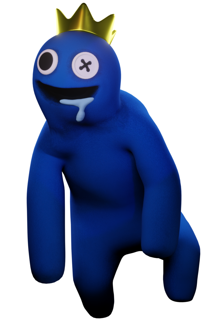 Blue Rainbow Friends Png, Blue From Rainbow Friends Png, Rai