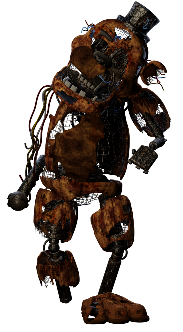 Broken Freddy Render by e74444444444 on DeviantArt