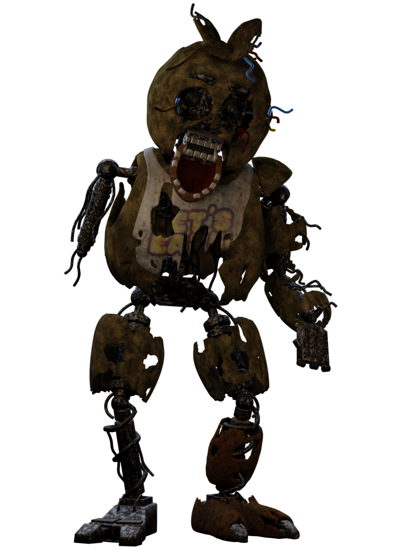 New Model Of Withered Chica by e74444444444 on DeviantArt