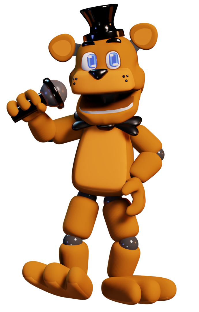 Stylized Withered Freddy model by me