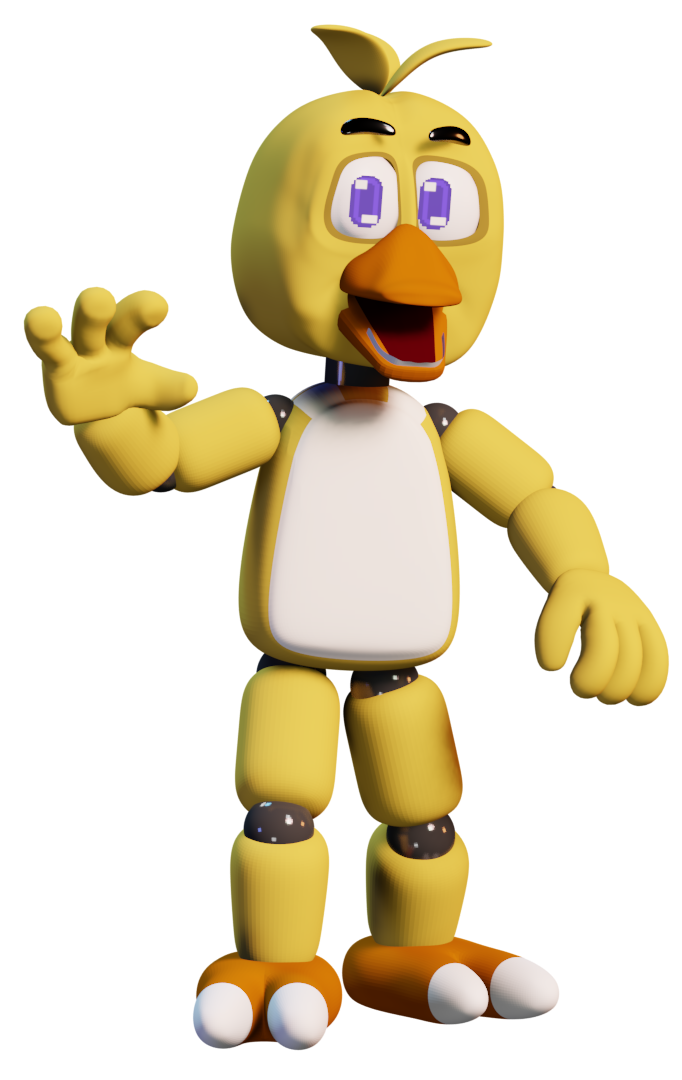 New Model Of Withered Chica by e74444444444 on DeviantArt