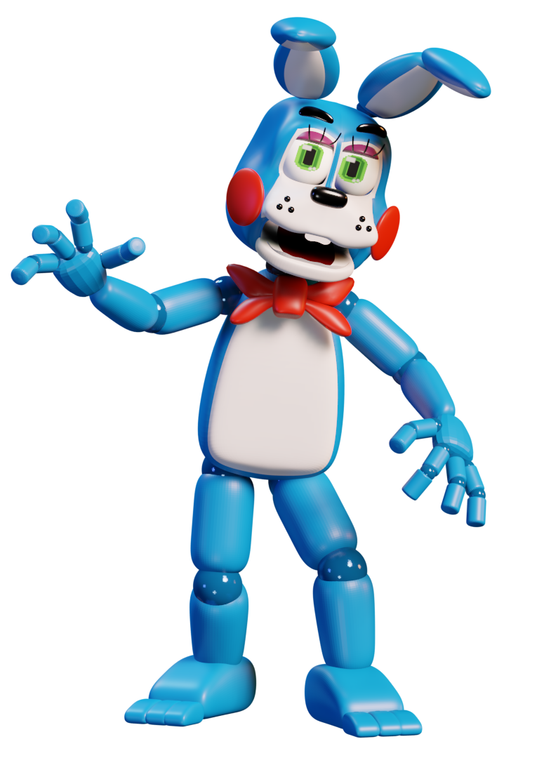 Stylized Toy Bonnie! : r/fivenightsatfreddys