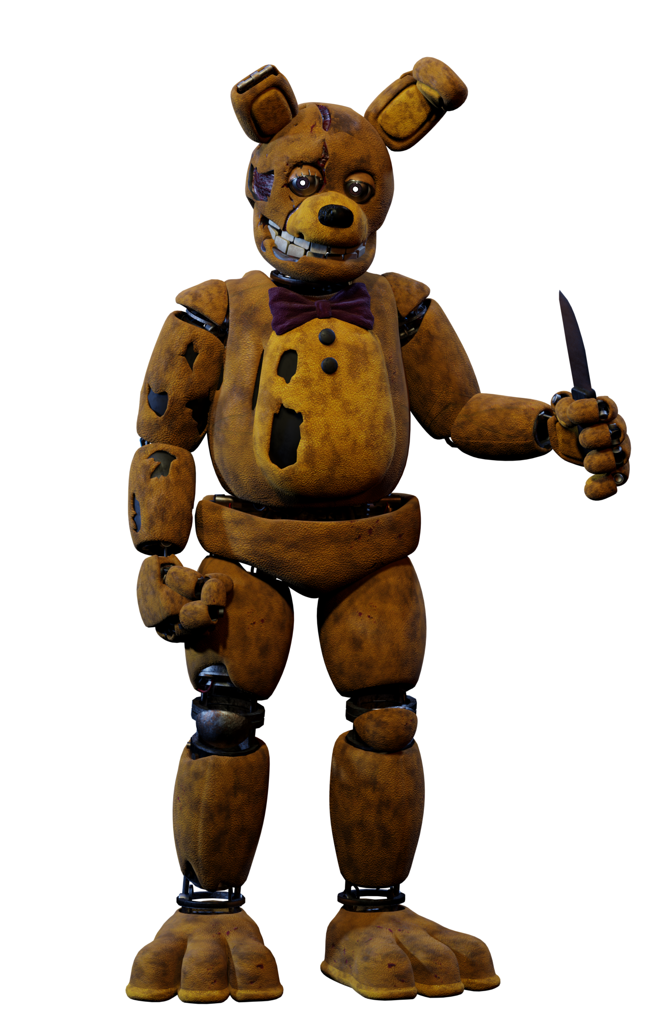 Withered Golden Freddy Full Body - [FNaF 2] by TheSubJact on DeviantArt