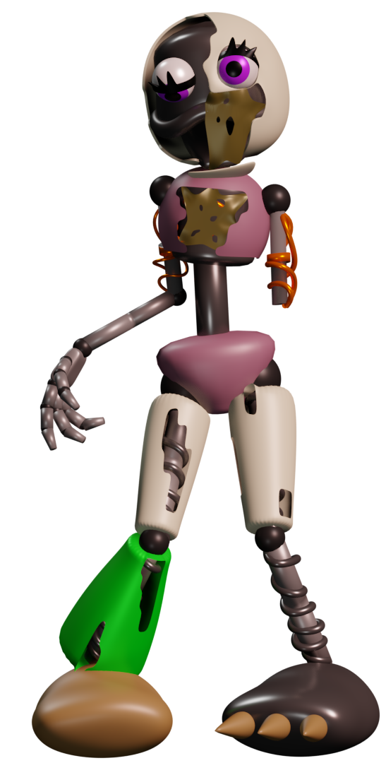 Withered Chica (Kind of Redesign) by LordAldrin75 on Newgrounds