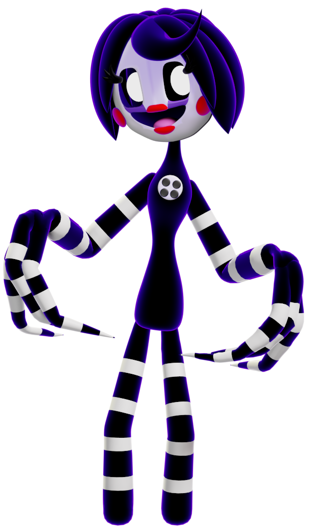 Stylized Puppet Remake With Hair by e74444444444 on DeviantArt