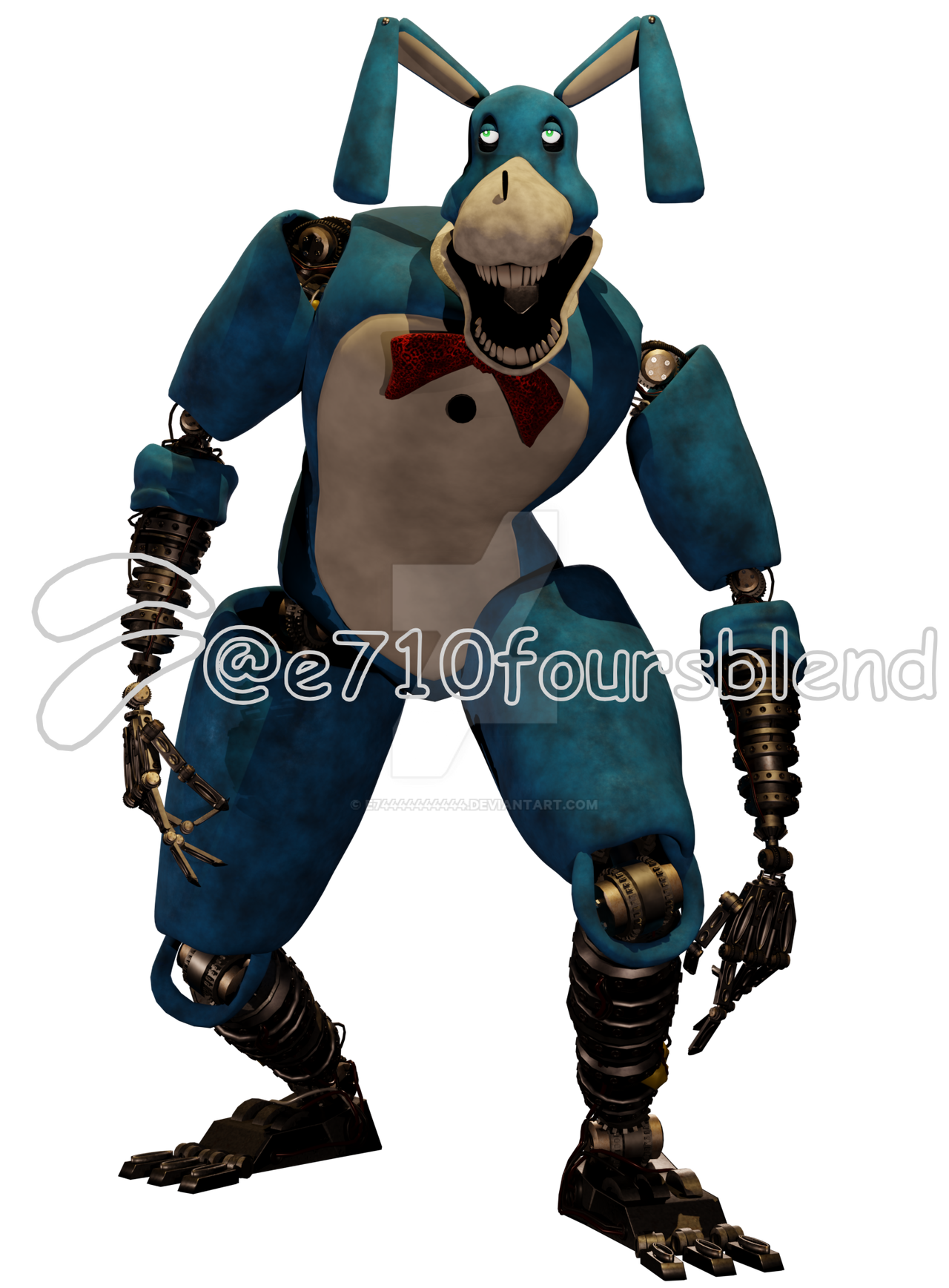 Withered Bon by e74444444444 on DeviantArt