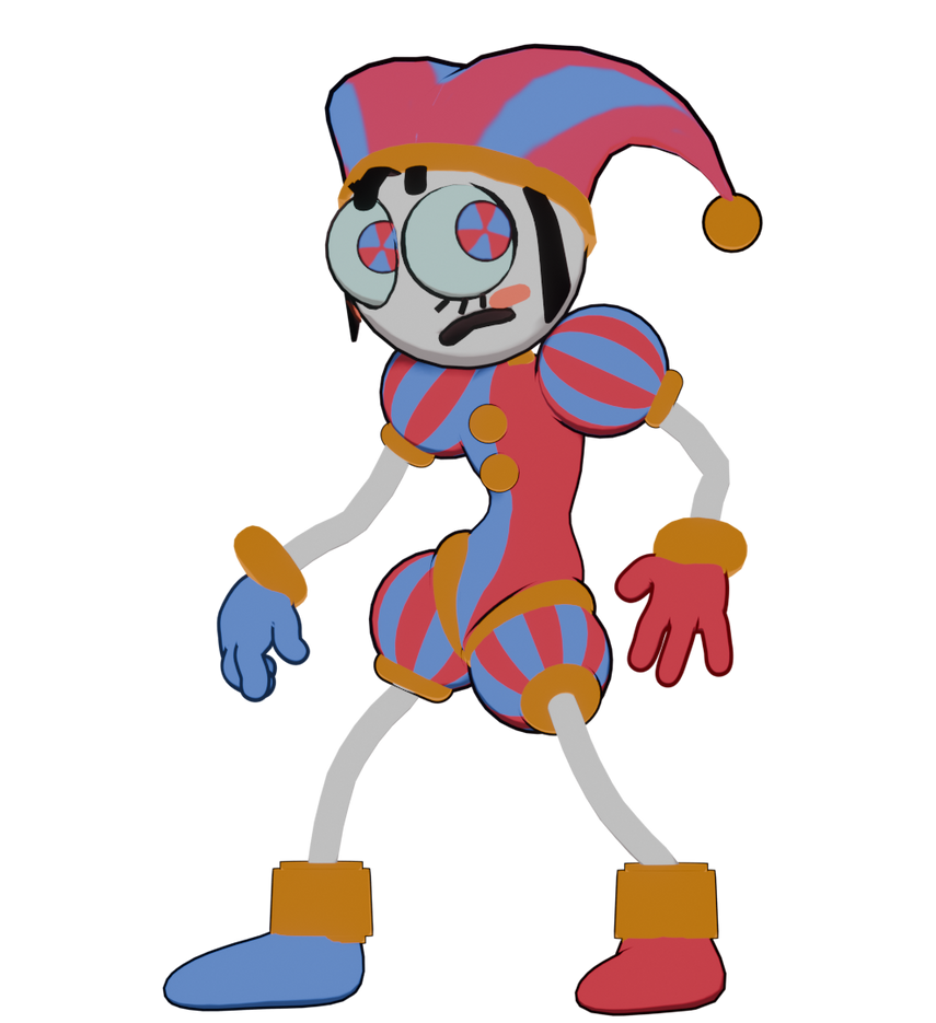 Pomni Model by e74444444444 on DeviantArt