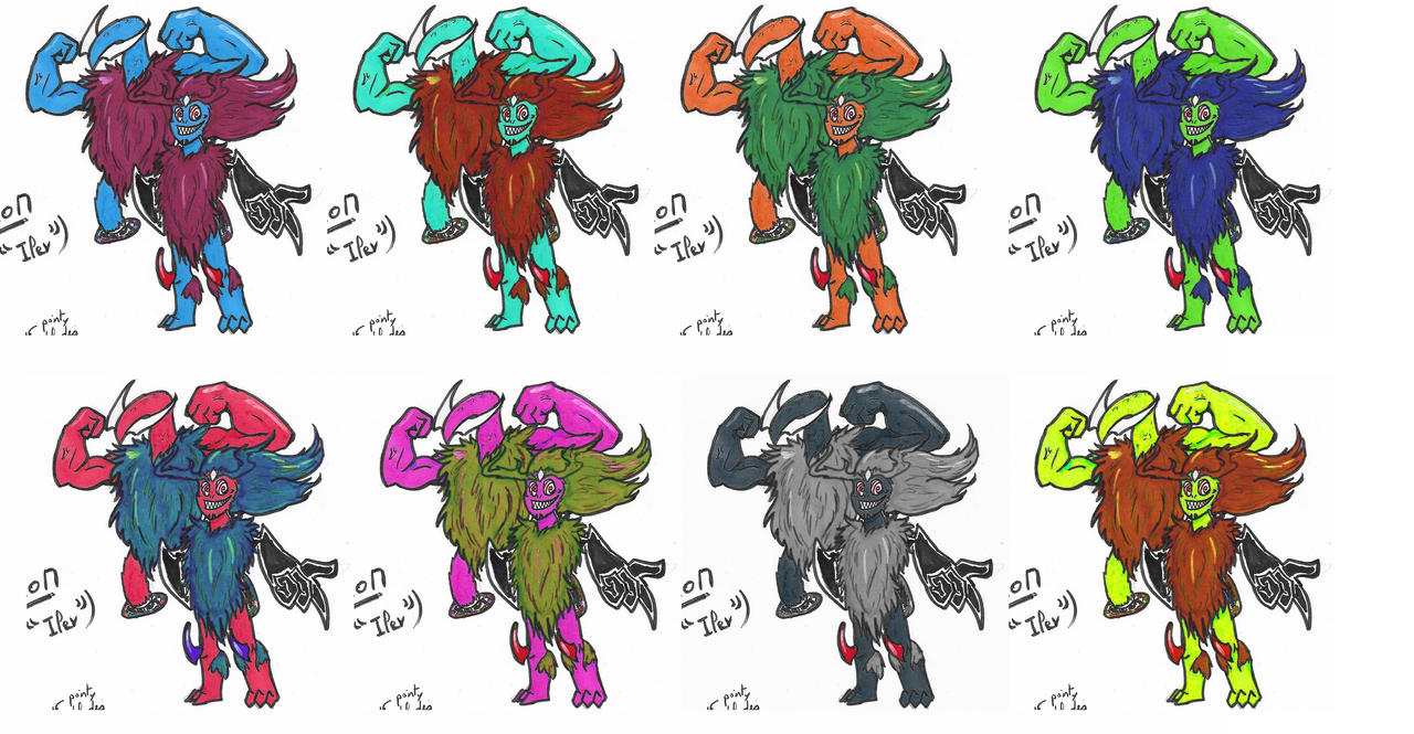 The Demon color swaps by BaKaiju on DeviantArt