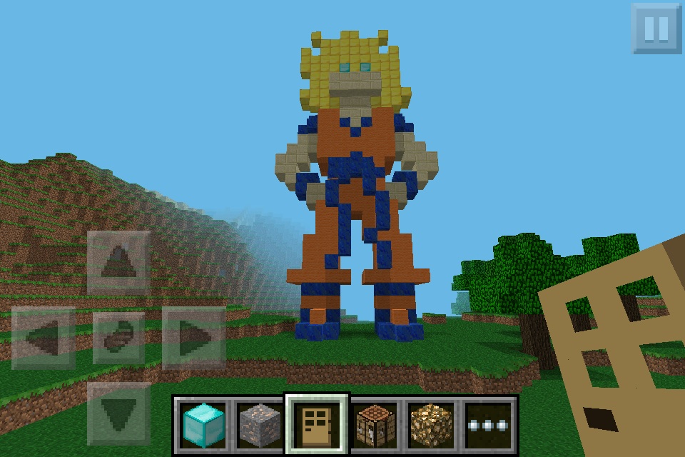 Minecraft goku by DianeDLH on DeviantArt Minecraft goku by DianeDLH on DeviantArt