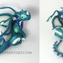 Water Sprite Polymer Clay Dragon