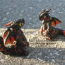 Mini Lava Dragons! Polymer Clay Dragons