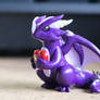 Custom Order, Dragon in Shades of Purple