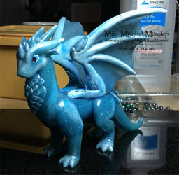 Blue Translucent Dragon, Custom Order