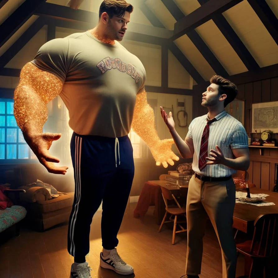 Magic Muscle Side Magic muscle growth by FloatingMuscleBlimp on DeviantArt