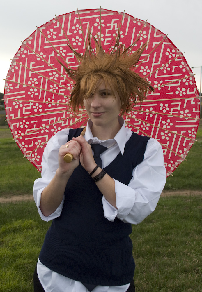 KHR Cosplay: Tsuna w parasol