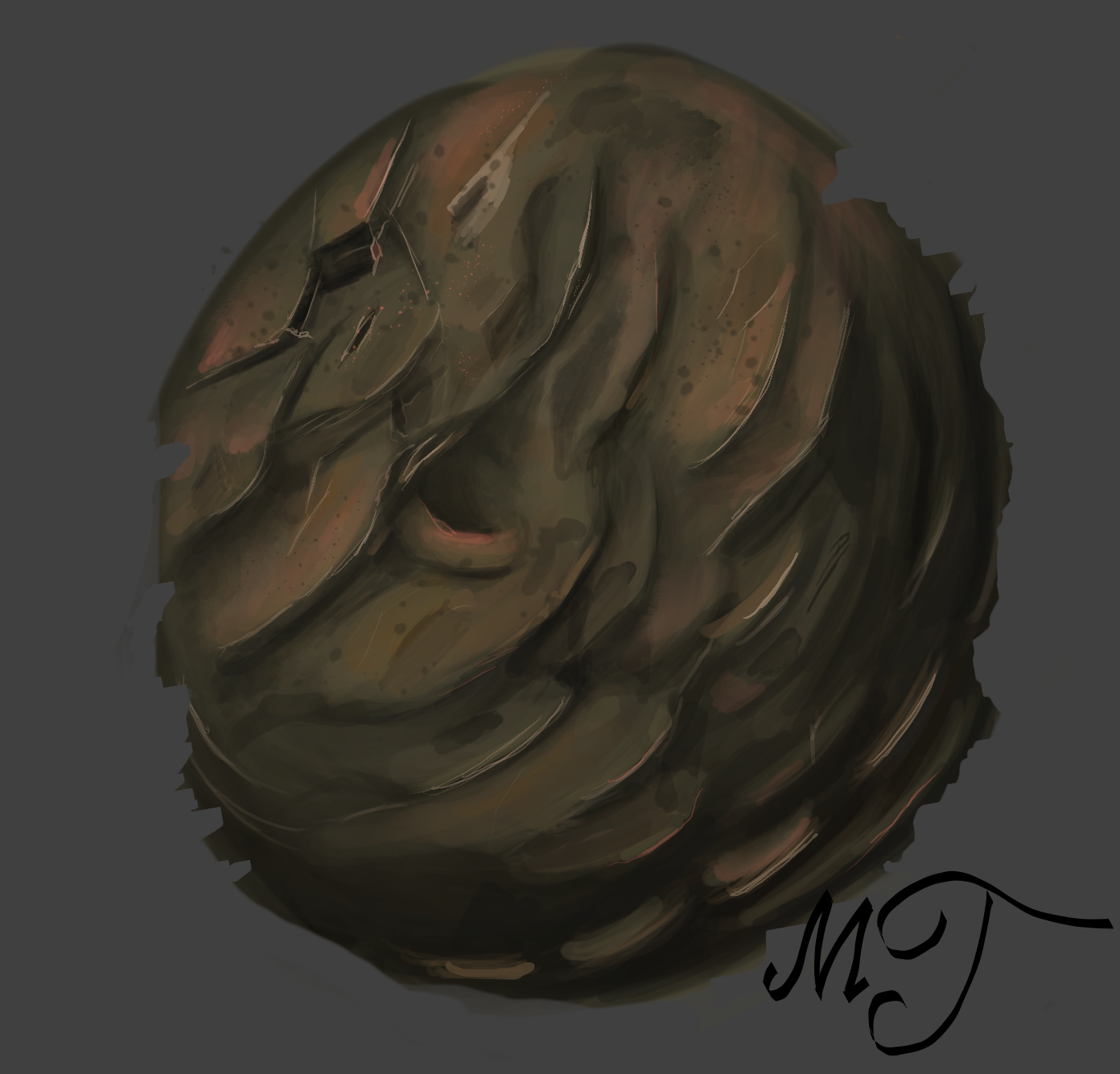 Material Practice: Cave Stone  (No Reference)