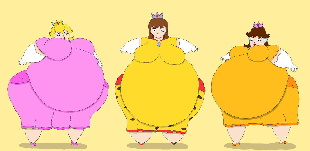 Comission- Very Puffy Princesses