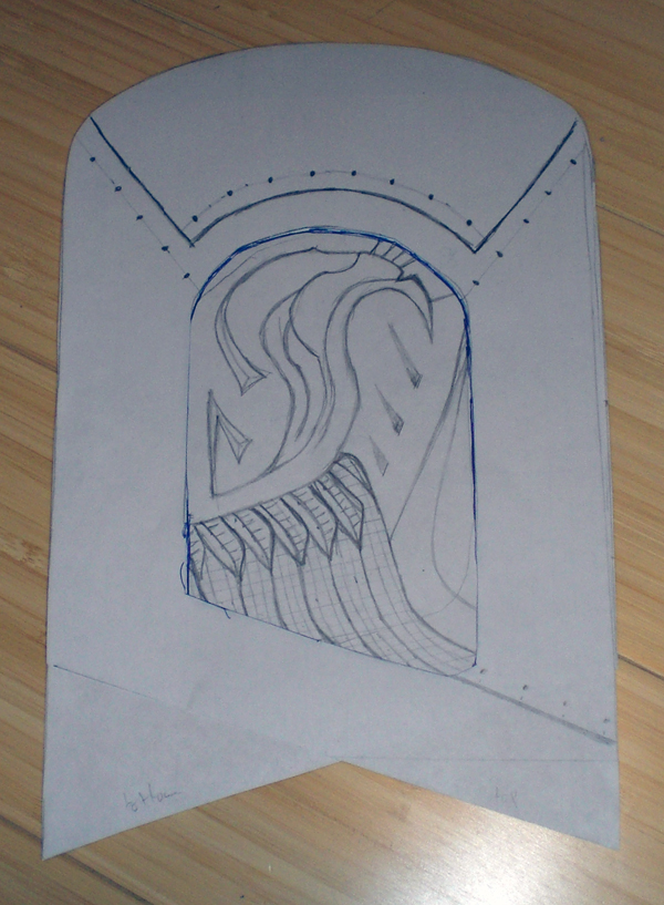 Loki Shoulder Guard Pattern Avengers