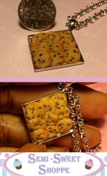 Chocolate Chip Cookie Necklace