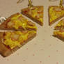 Hawaiian Pizza Slice Earrings
