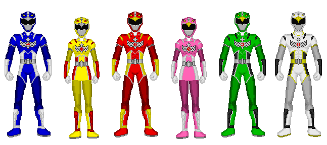 Comission - Power Rangers Wingranger