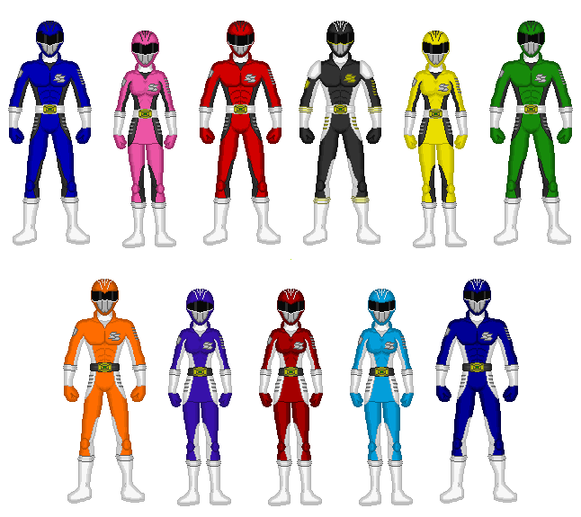 Comission - Power Rangers Sports Skill