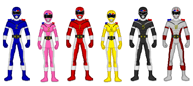 Comission - Power Rangers Rescue Team