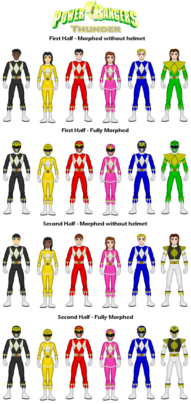 Kaiserverse Canon II - MM Thunder Rangers by Kaiserf11 on DeviantArt