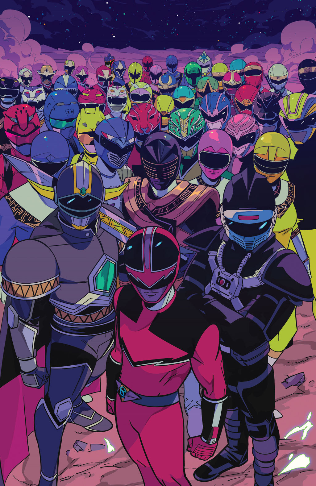 Fan Creates Anime Intro For Power Rangers: Shattered Grid