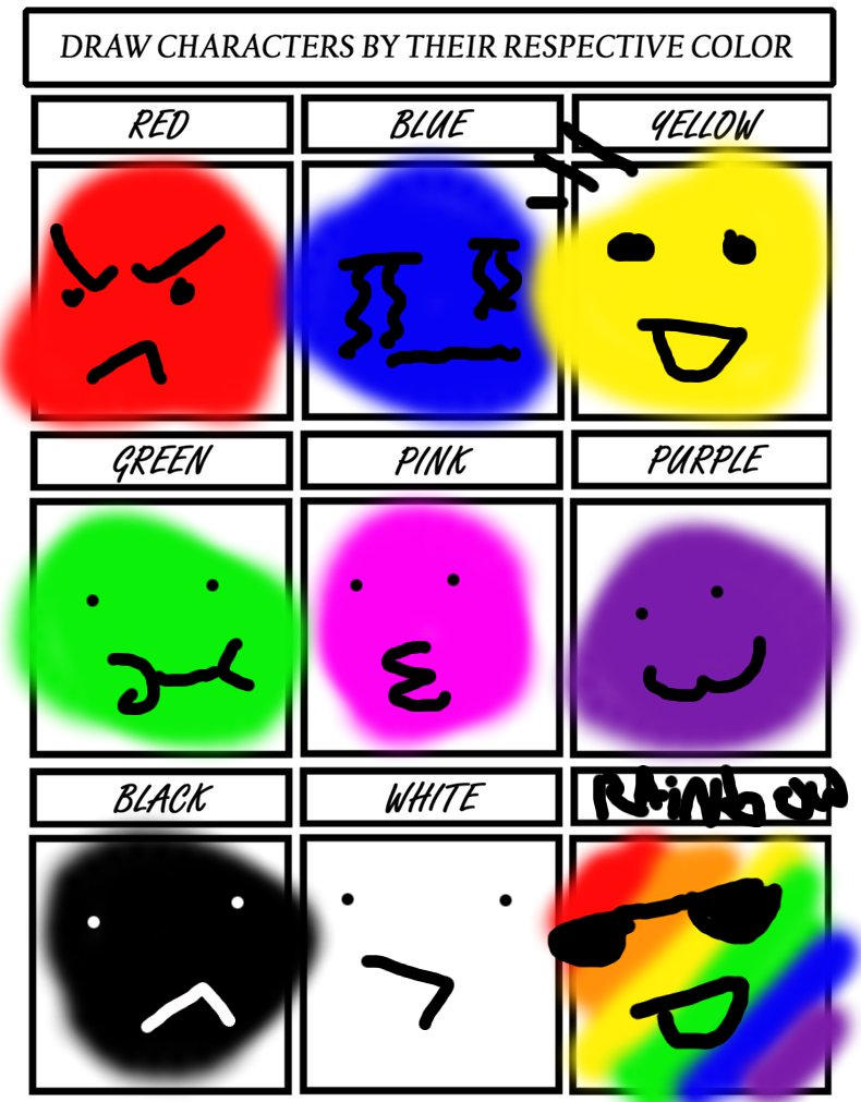 Color Effects Meme Color Meme by MurdiusCookie on DeviantArt