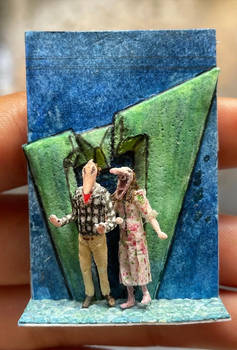 Adam and Barbara from Beetlejuice Miniatures