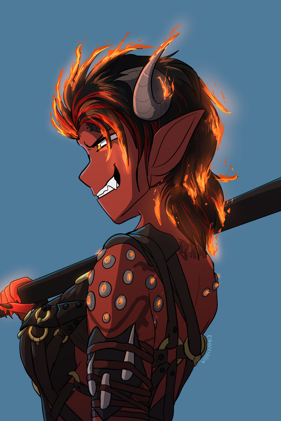 Deviantart Karlch Karlach Portrait by Cinderfall129 on DeviantArt