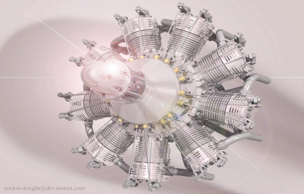 9 Cylinder Star Motor by rockin-knight on DeviantArt