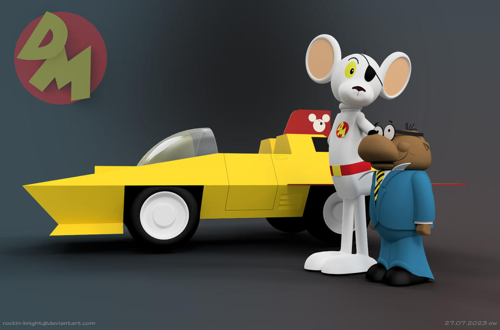 Danger Mouse and Ernest Penfold (Luebke) by rockin-knight on DeviantArt