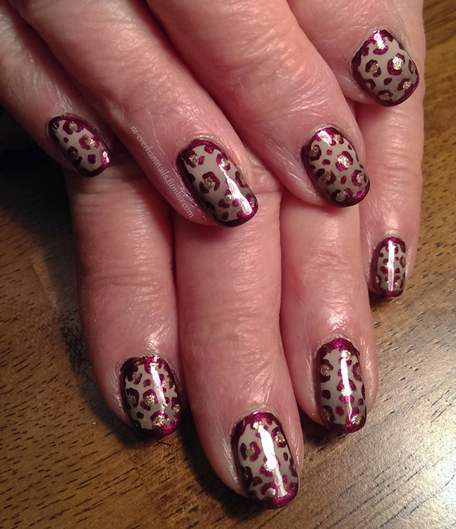 20150103 - Tan and Plum Leopard with Gold