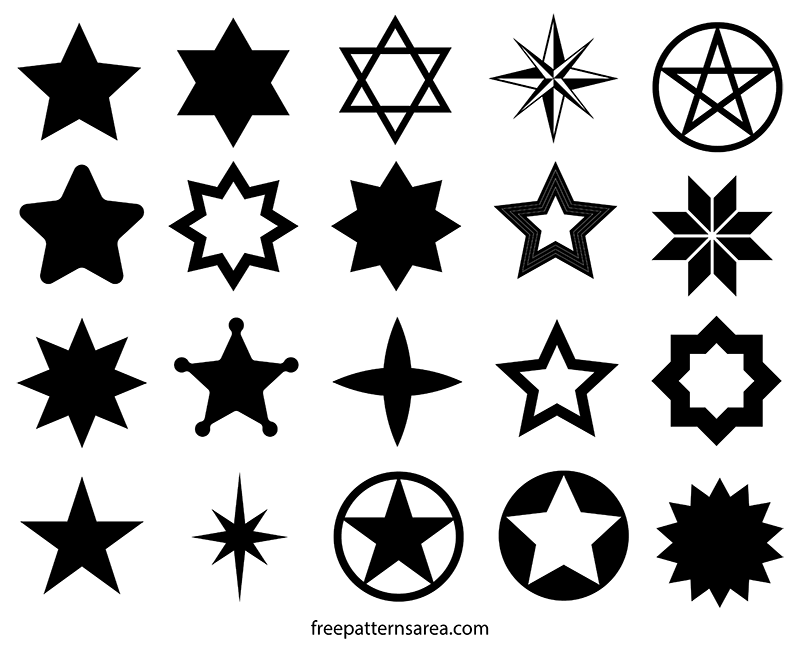 Star Shapes by AshleyGirlJava on DeviantArt