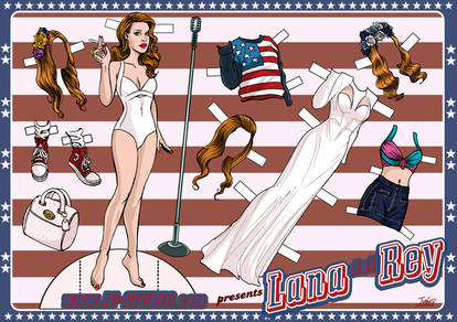 Lana del Rey. Paperdoll.