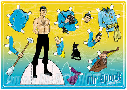 Mr Spock . Paperdoll